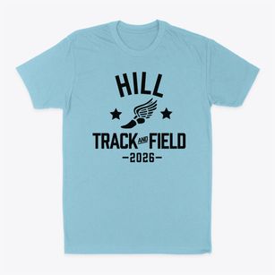 Hill Middle School Track and Field Classic Dad T-Shirt
