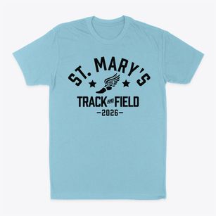 Saint Mary's Catholic School Track and Field Classic Dad T-Shirt