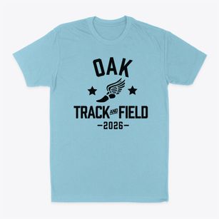 Oak Elementary School Track and Field Classic Dad T-Shirt