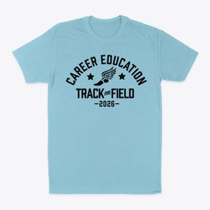 Career Education School 2 Track and Field Classic Dad T-Shirt
