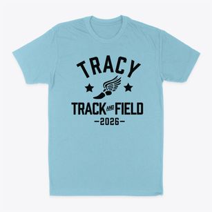 Edward Tracy Elementary School Track and Field Classic Dad T-Shirt