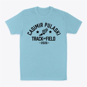 Casimir Pulaski Middle School Track and Field Classic Dad T-Shirt