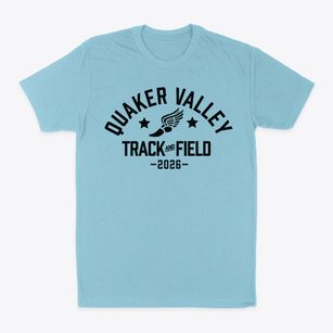 Quaker Valley Junior High School Track and Field Classic Dad T-Shirt