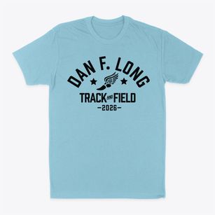 Dan F. Long Middle School Track and Field Classic Dad T-Shirt