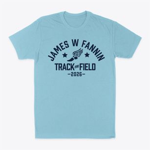 James W Fannin Middle School Track and Field Classic Dad T-Shirt
