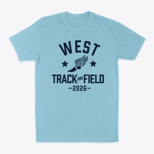 West Memorial Elementary School Track and Field Classic Dad T-Shirt