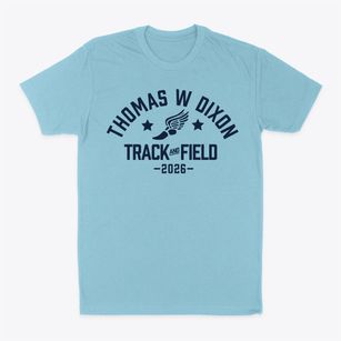 Thomas W Dixon Elementary School Track and Field Classic Dad T-Shirt