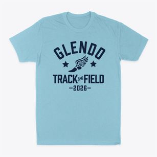 Glendo School Track and Field Classic Dad T-Shirt