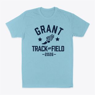Grant Middle School Track and Field Classic Dad T-Shirt
