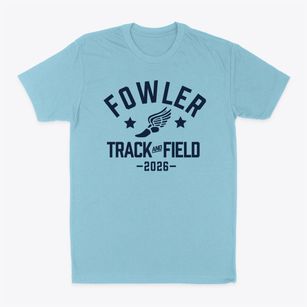 Fowler High School Track and Field Classic Dad T-Shirt