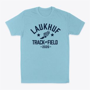 Laukhuf Elementary School Track and Field Classic Dad T-Shirt