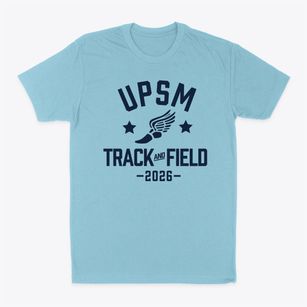 University Prep Science & Math Track and Field Classic Dad T-Shirt