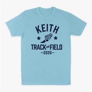 Keith Bovenschen School Track and Field Classic Dad T-Shirt