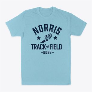 Norris Middle School Track and Field Classic Dad T-Shirt