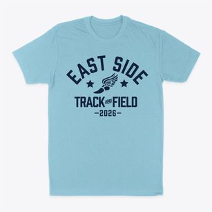 East Side High School Track and Field Classic Dad T-Shirt
