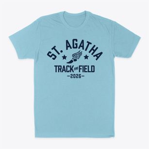 Saint Agatha Elementary School Track and Field Classic Dad T-Shirt