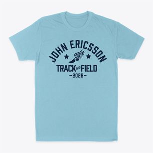 John Ericsson Junior High School Track and Field Classic Dad T-Shirt