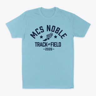 Mcs Noble Middle School Track and Field Classic Dad T-Shirt