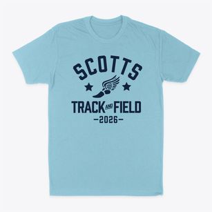 Scotts Elementary School Track and Field Classic Dad T-Shirt
