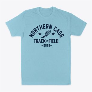 Northern Cass Elementary School Track and Field Classic Dad T-Shirt
