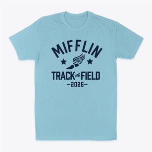Mifflin School Track and Field Classic Dad T-Shirt