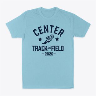 Center School Track and Field Classic Dad T-Shirt