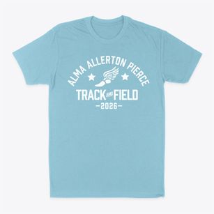Alma Allerton Pierce Elementary School Track and Field Classic Dad T-Shirt