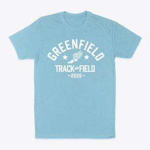 Greenfield Middle School Track and Field Classic Dad T-Shirt
