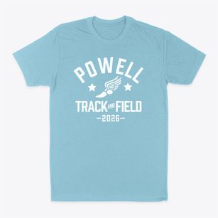 Powell Middle School Track and Field Classic Dad T-Shirt