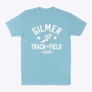 Gilmer High School Track and Field Classic Dad T-Shirt