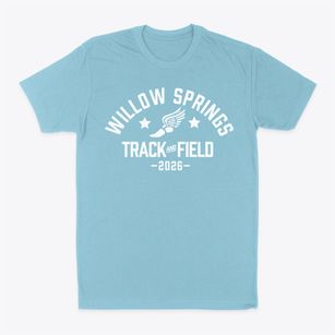 Willow Springs Elementary School Track and Field Classic Dad T-Shirt