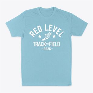 Red Level School Track and Field Classic Dad T-Shirt