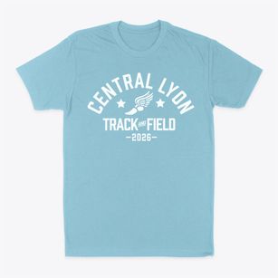 Central Lyon High School Track and Field Classic Dad T-Shirt