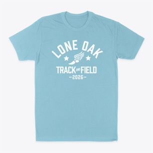 Lone Oak Middle School Track and Field Classic Dad T-Shirt