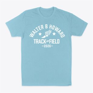 Walter B Howard Elementary School Track and Field Classic Dad T-Shirt