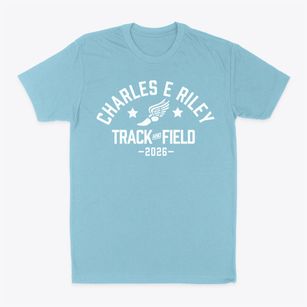 Charles E Riley Elementary School Track and Field Classic Dad T-Shirt