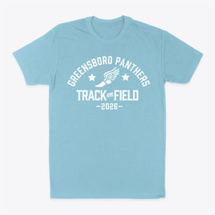 Greensboro Panthers Track and Field Classic Dad T-Shirt