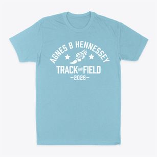 Agnes B Hennessey Elementary School Track and Field Classic Dad T-Shirt