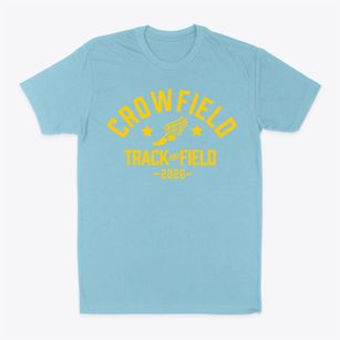 Crowfield Academy Track and Field Classic Dad T-Shirt
