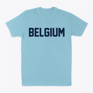 Belgium Wisconsin Classic Block Classic Dad T-Shirt