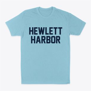 Hewlett Harbor New York Classic Block Classic Dad T-Shirt