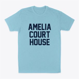 Amelia Court House Virginia Classic Block Classic Dad T-Shirt