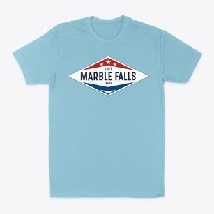 Marble Falls Texas Diamond Star Classic Dad T-Shirt