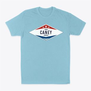 Caney Kansas Diamond Star Classic Dad T-Shirt