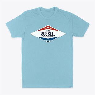 Russell Massachusetts Diamond Star Classic Dad T-Shirt