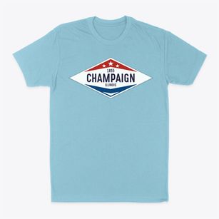 Champaign Illinois Diamond Star Classic Dad T-Shirt