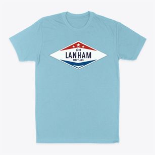 Lanham Maryland Diamond Star Classic Dad T-Shirt