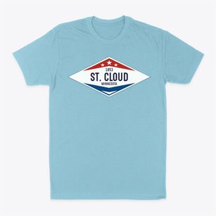St. Cloud Minnesota Diamond Star Classic Dad T-Shirt