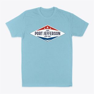 Port Jefferson New York Diamond Star Classic Dad T-Shirt