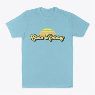 Lake Holiday Indiana Sublime Sunset Classic Dad T-Shirt